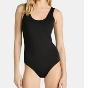 Time & Tru. Black Sleeveless Bodysuit. Size XL.